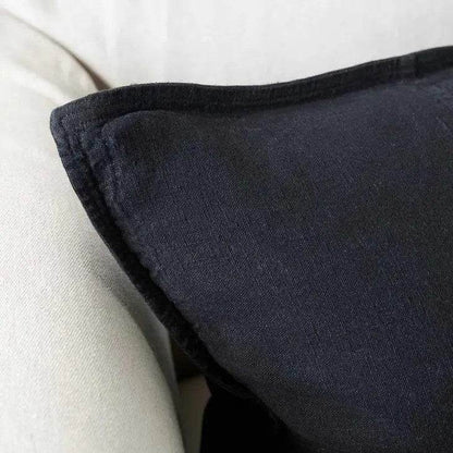 Luca®| Classic Linen Cushion Black - Mirra Interiors