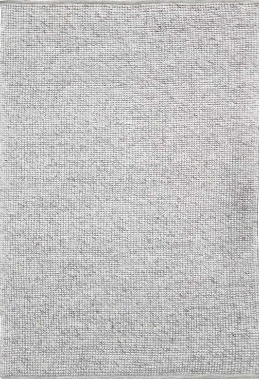 Odin | Loopy Wool Rug Light Grey - Mirra Interiors
