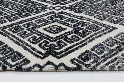 Amritsar | Glenfalls Tribal Rug - Anthracite