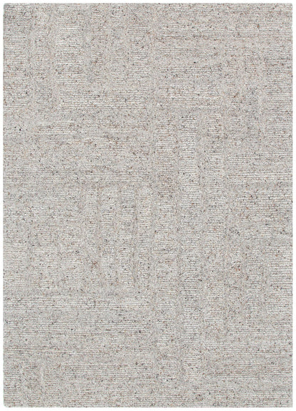 Seren Greige Modern Wool Rug