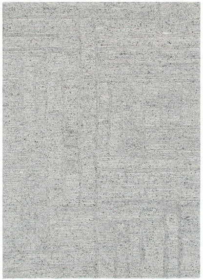Seren Grey Modern Wool Rug