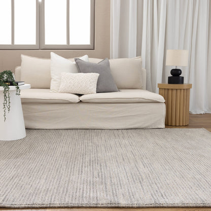 Natura Grey Wool Rug