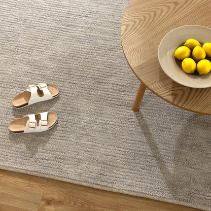 Natura Grey Wool Rug