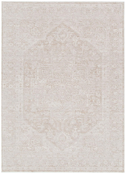 Heritage Distressed Medallion Beige Rug - H102