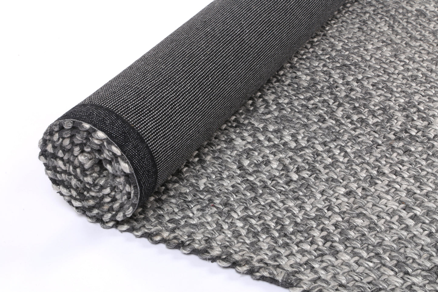 Harlow Chignon | Wool Blend Rug -Charcoal