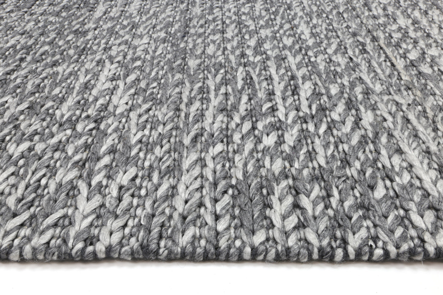 Harlow Cue | Wool Blend Rug - Charcoal