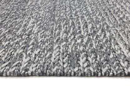 Harlow Cue | Wool Blend Rug - Charcoal
