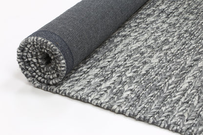 Harlow Cue | Wool Blend Rug - Charcoal
