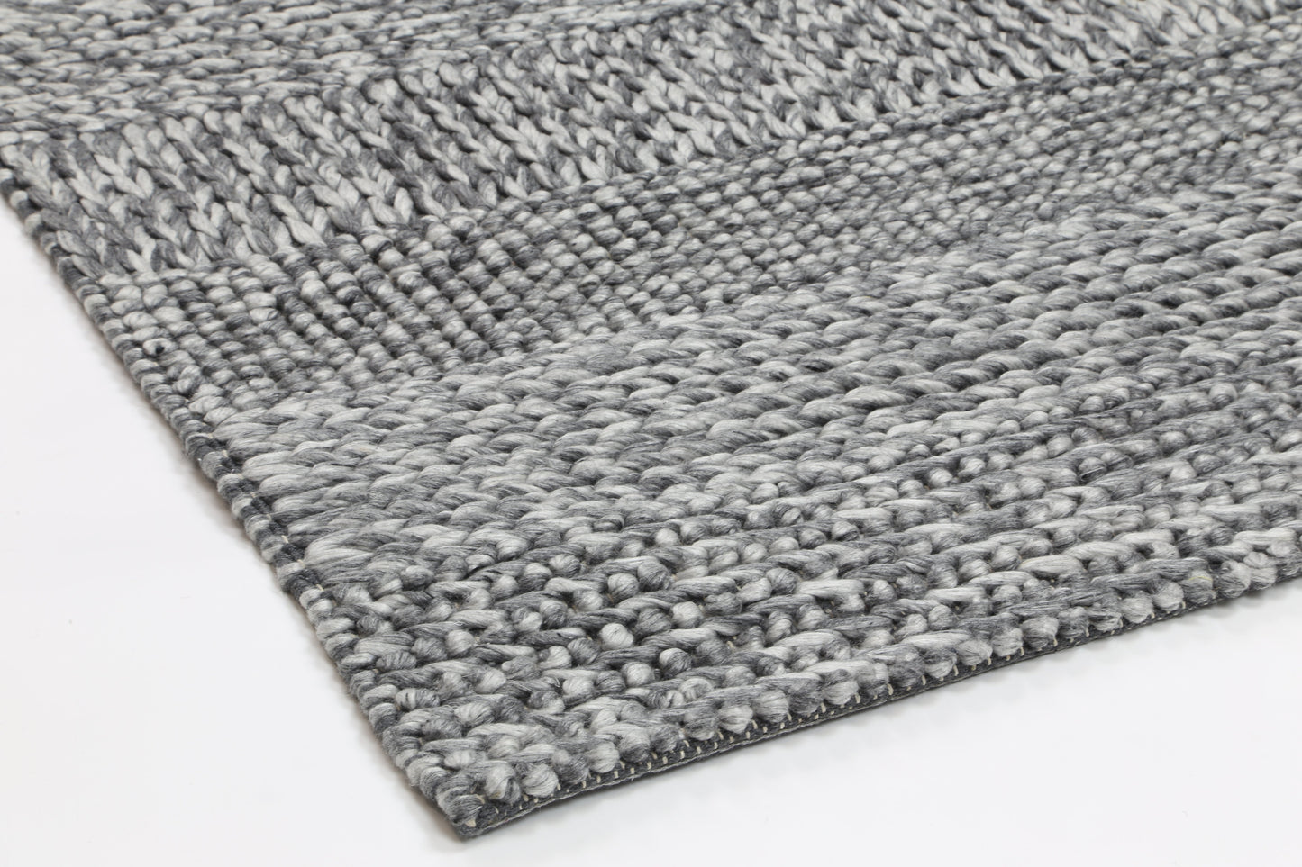 Harlow Grace | Wool Blend Rug - Charcoal