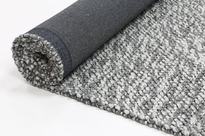 Harlow Loopy | Wool Blend Rug - Charcoal