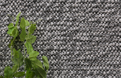 Harlow Loopy | Wool Blend Rug - Charcoal