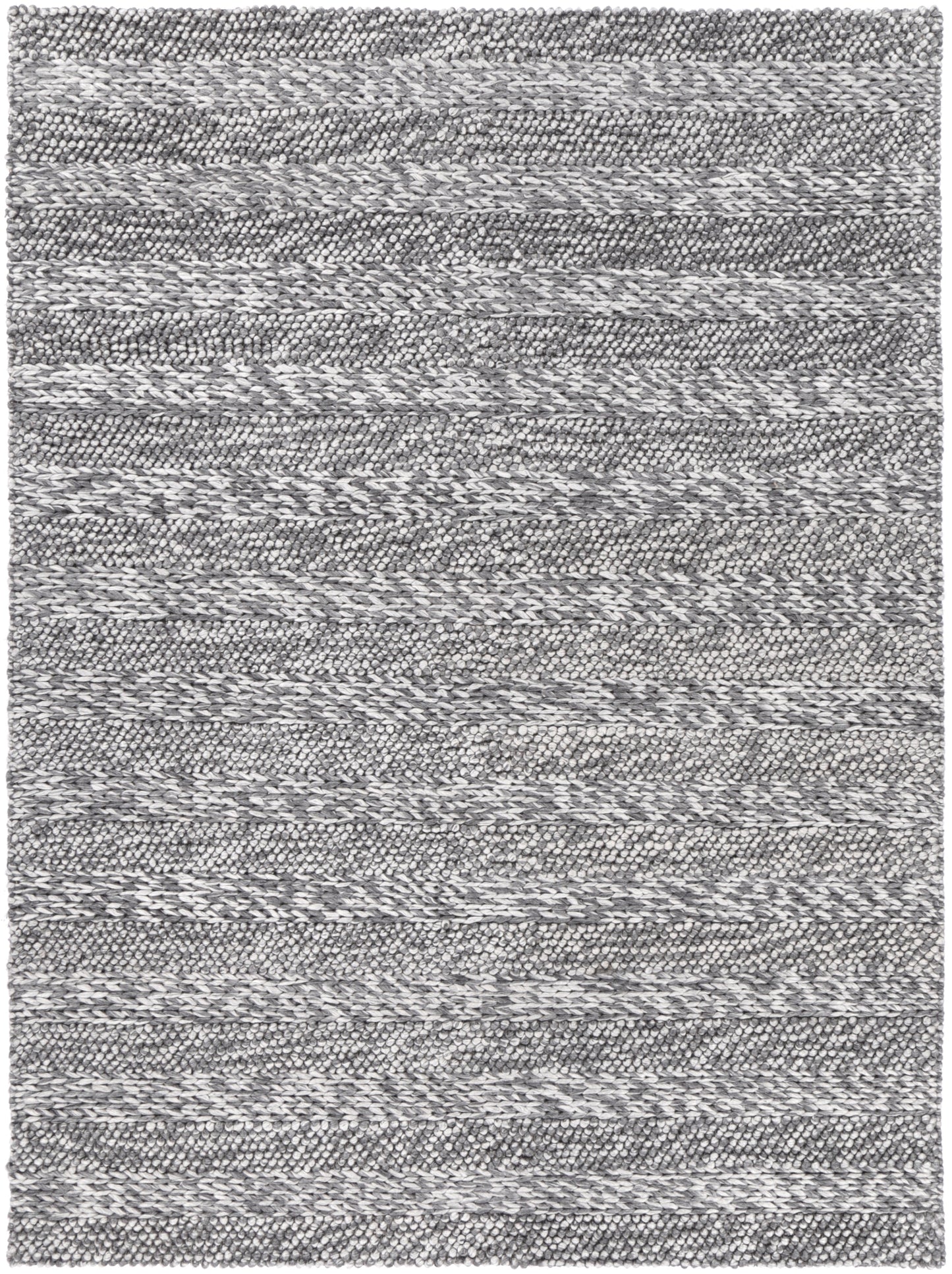 Harlow Ringlets | Wool Blend Rug - Charcoal