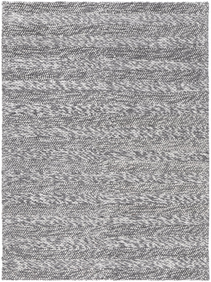 Harlow Ringlets | Wool Blend Rug - Charcoal