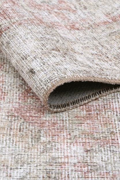 Carmella Machine Washable Rug - Blush