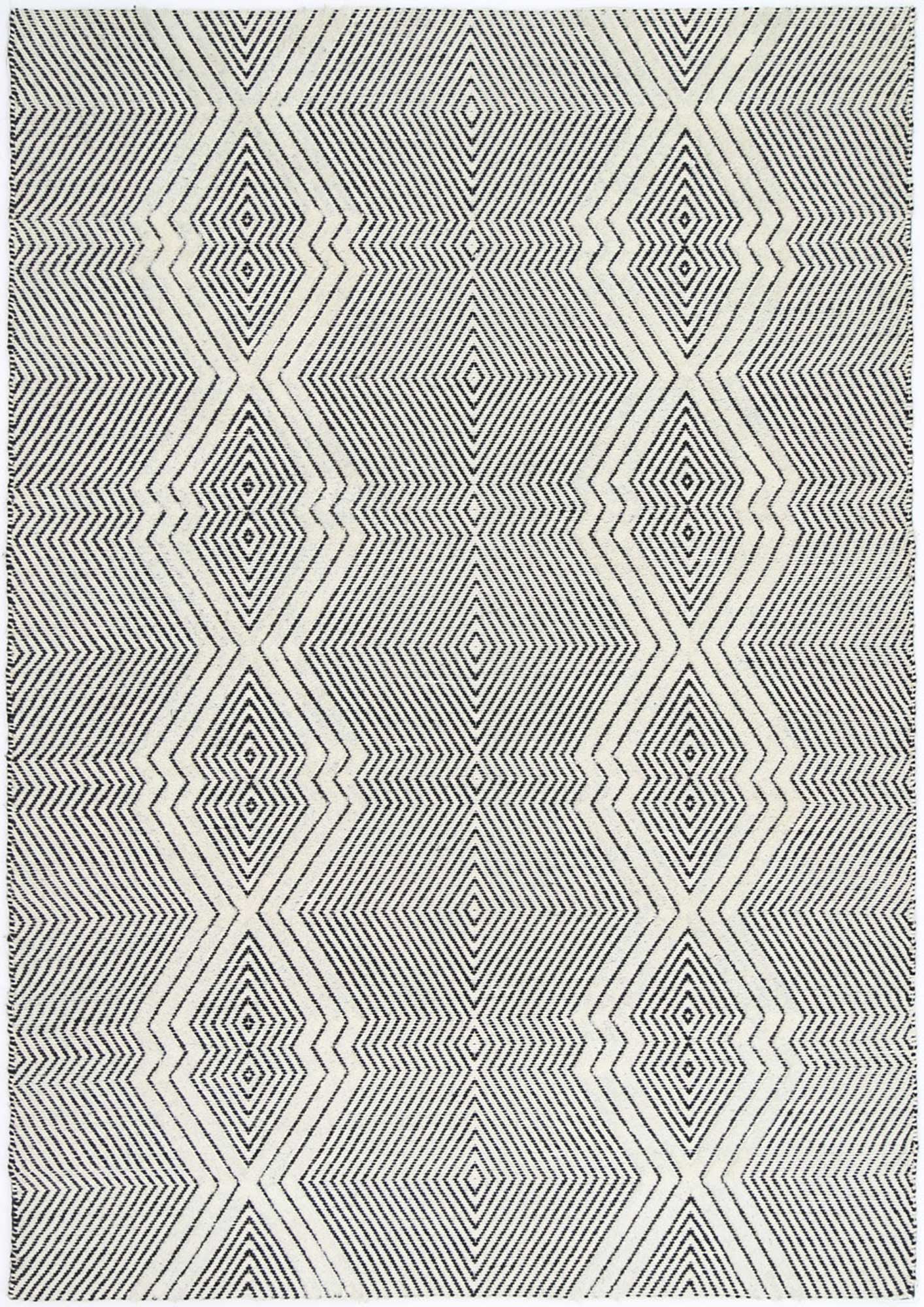 Himalaya | Saw Tribal Wool Rug - Ivory