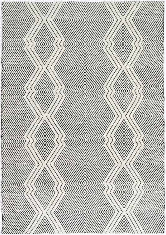 Himalaya | Saw Tribal Wool Rug - Ivory