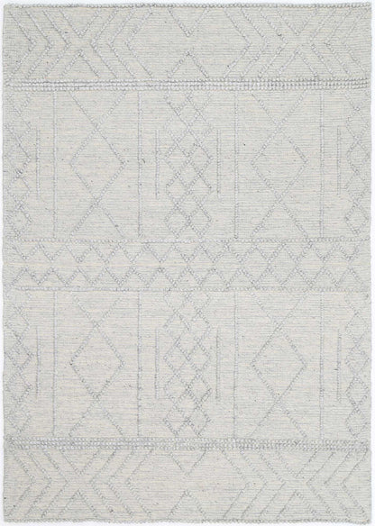 Himalaya | Diamond Tribal Wool Rug - Grey