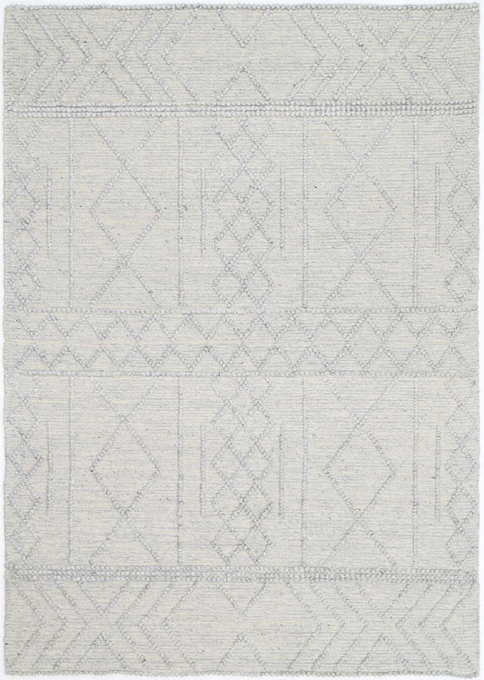 Himalaya | Diamond Tribal Wool Rug - Grey