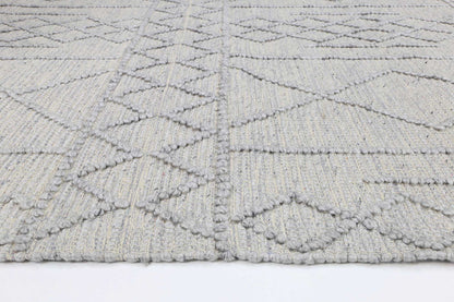 Himalaya | Diamond Tribal Wool Rug - Grey
