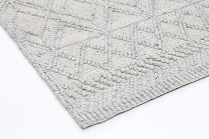 Himalaya | Diamond Tribal Wool Rug - Grey