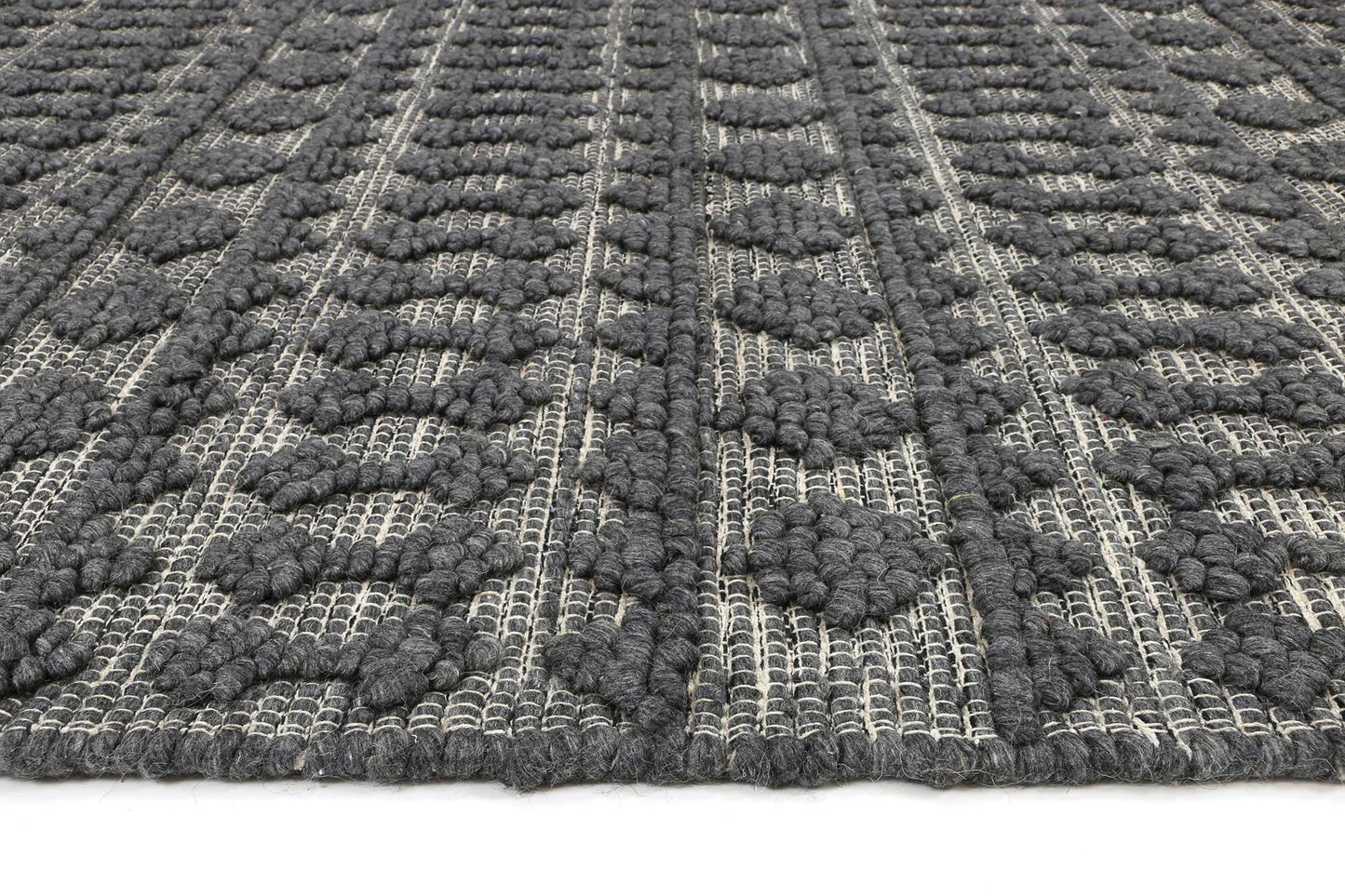 Himalaya | Fine Tribal Wool Rug - Charcoal