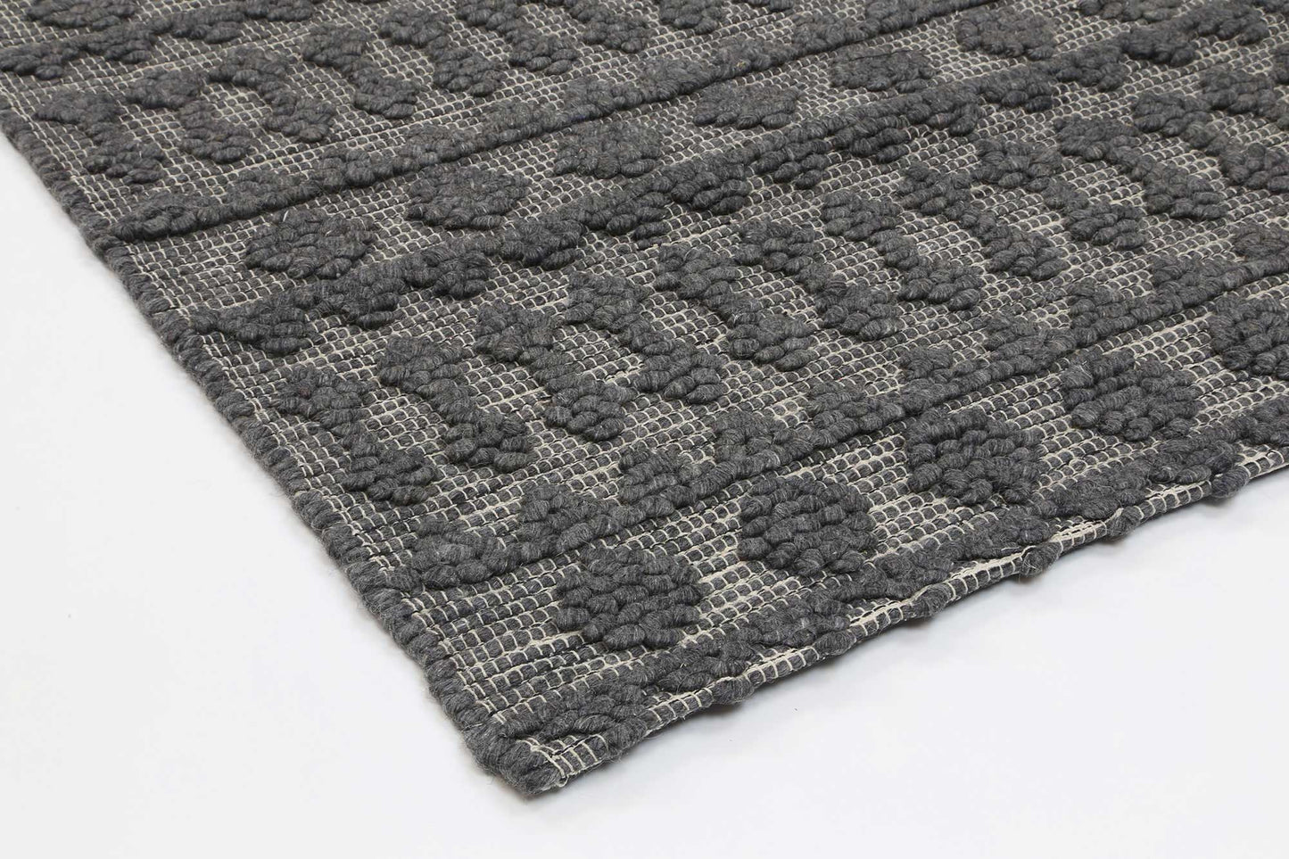 Himalaya | Fine Tribal Wool Rug - Charcoal