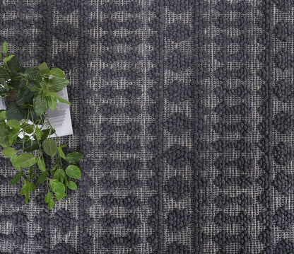 Himalaya | Fine Tribal Wool Rug - Charcoal