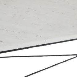 Henderson | Marble Top Console Table Black - Mirra Interiors