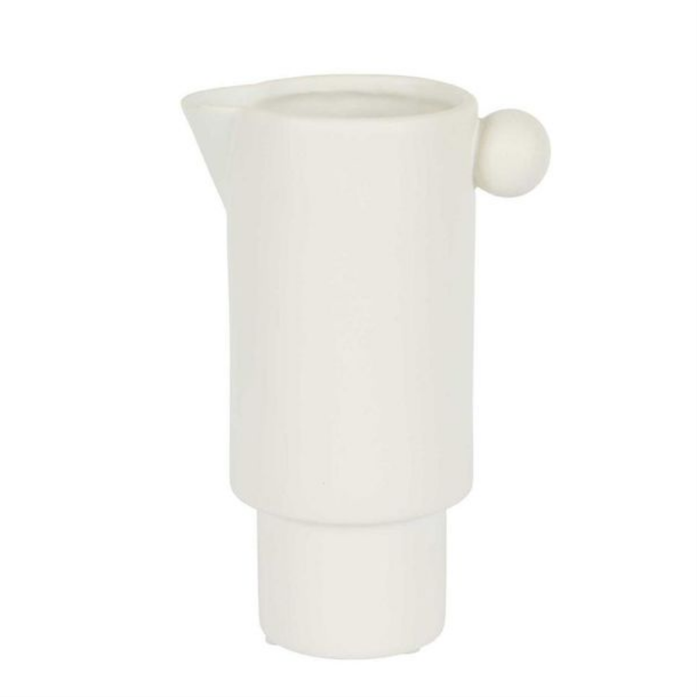 Freyja | Ceramic Jug - White