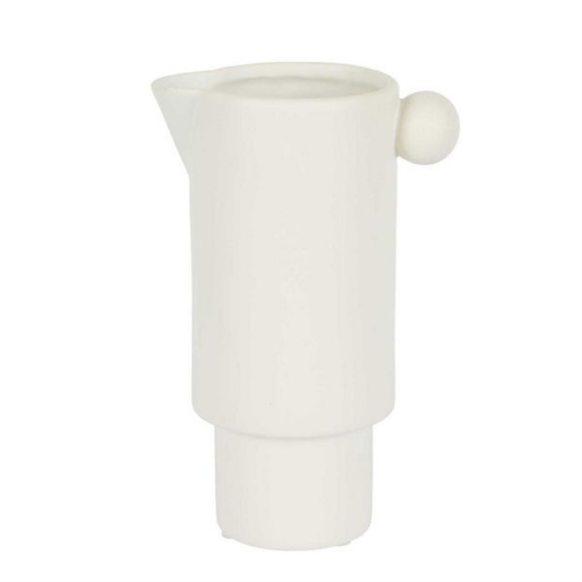 Freyja | Ceramic Jug - White