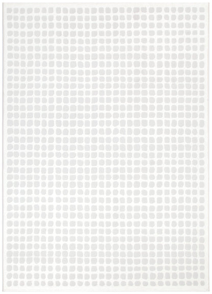 Jade Geometric Shapes Cream Grey Rug - JADE005