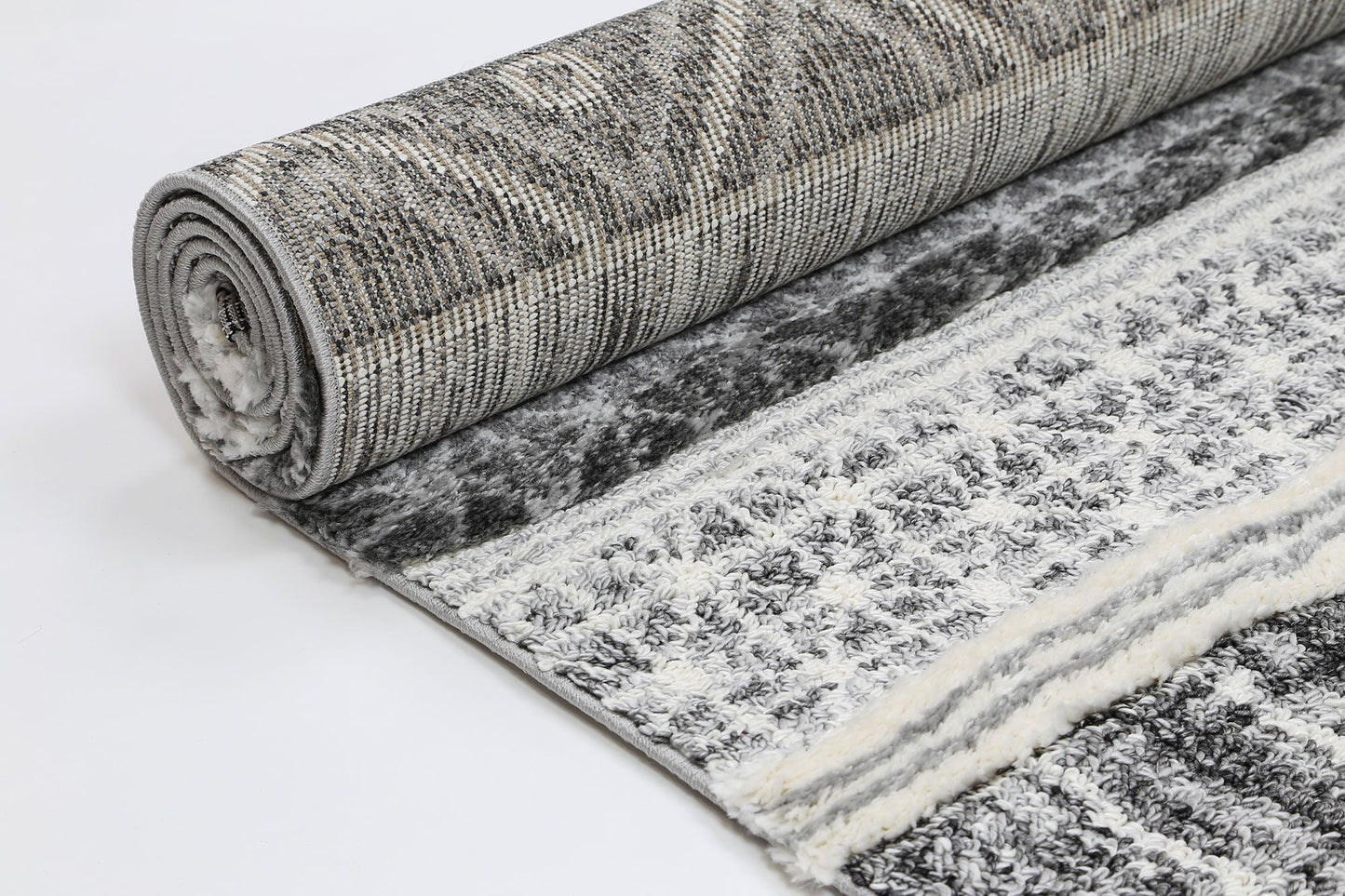 Mono | Tribal Lines Rug - Cream & Anthracite