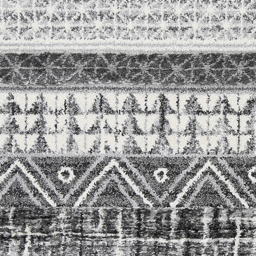 Mono | Tribal Lines Rug - Cream & Anthracite