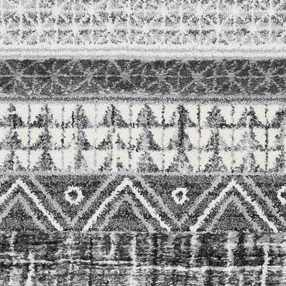 Mono | Tribal Lines Rug - Cream & Anthracite