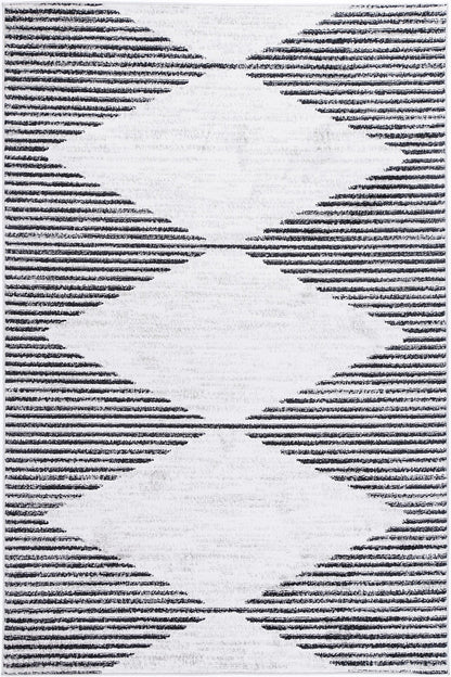 Kimber | Diamond Charcoal Contemporary Rug