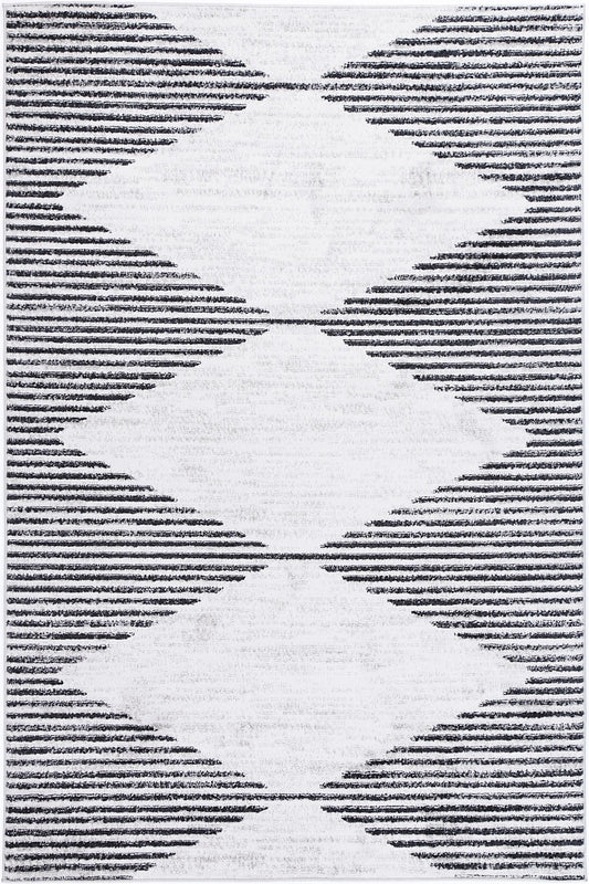Kimber | Diamond Charcoal Contemporary Rug