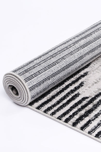 Kimber | Diamond Charcoal Contemporary Rug