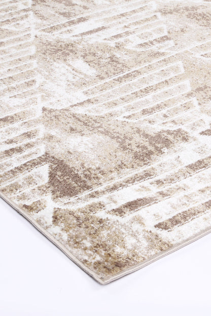 Kimberley | Matrix Geometric Rug - Latte