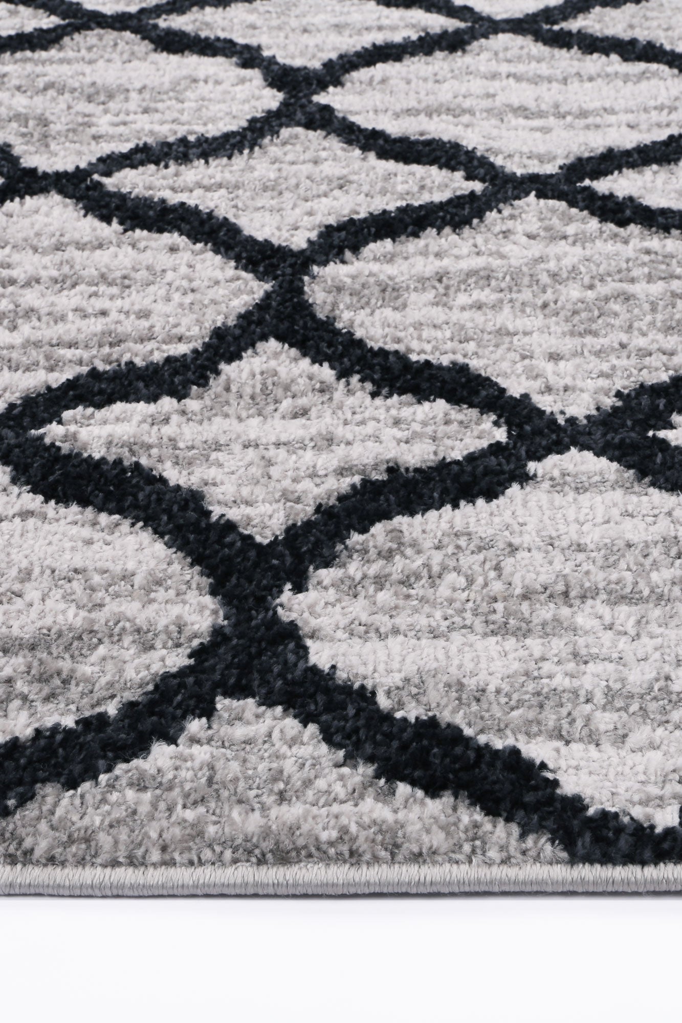 Kimber | Repeat Charcoal Contemporary Rug