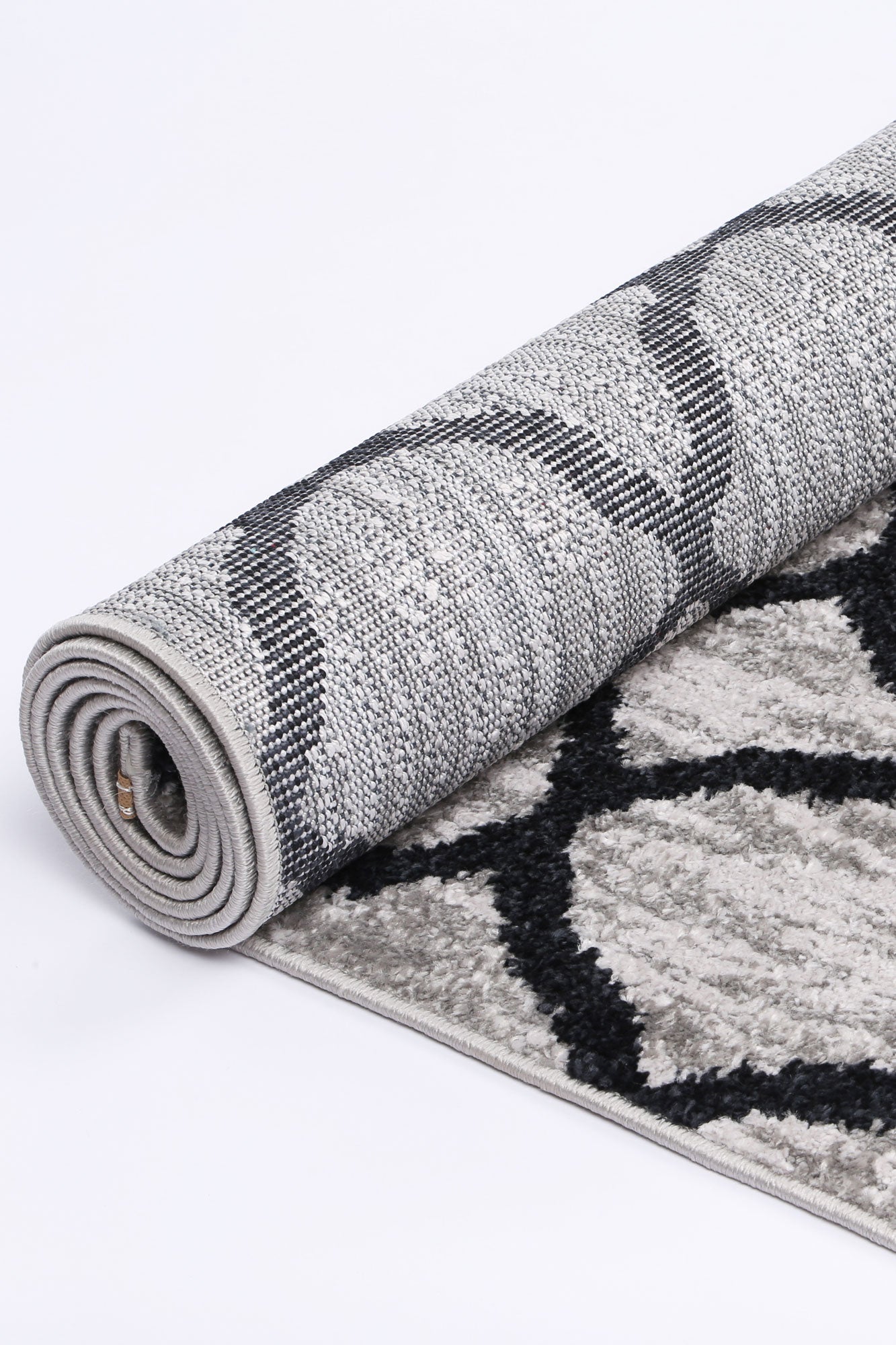 Kimber | Repeat Charcoal Contemporary Rug