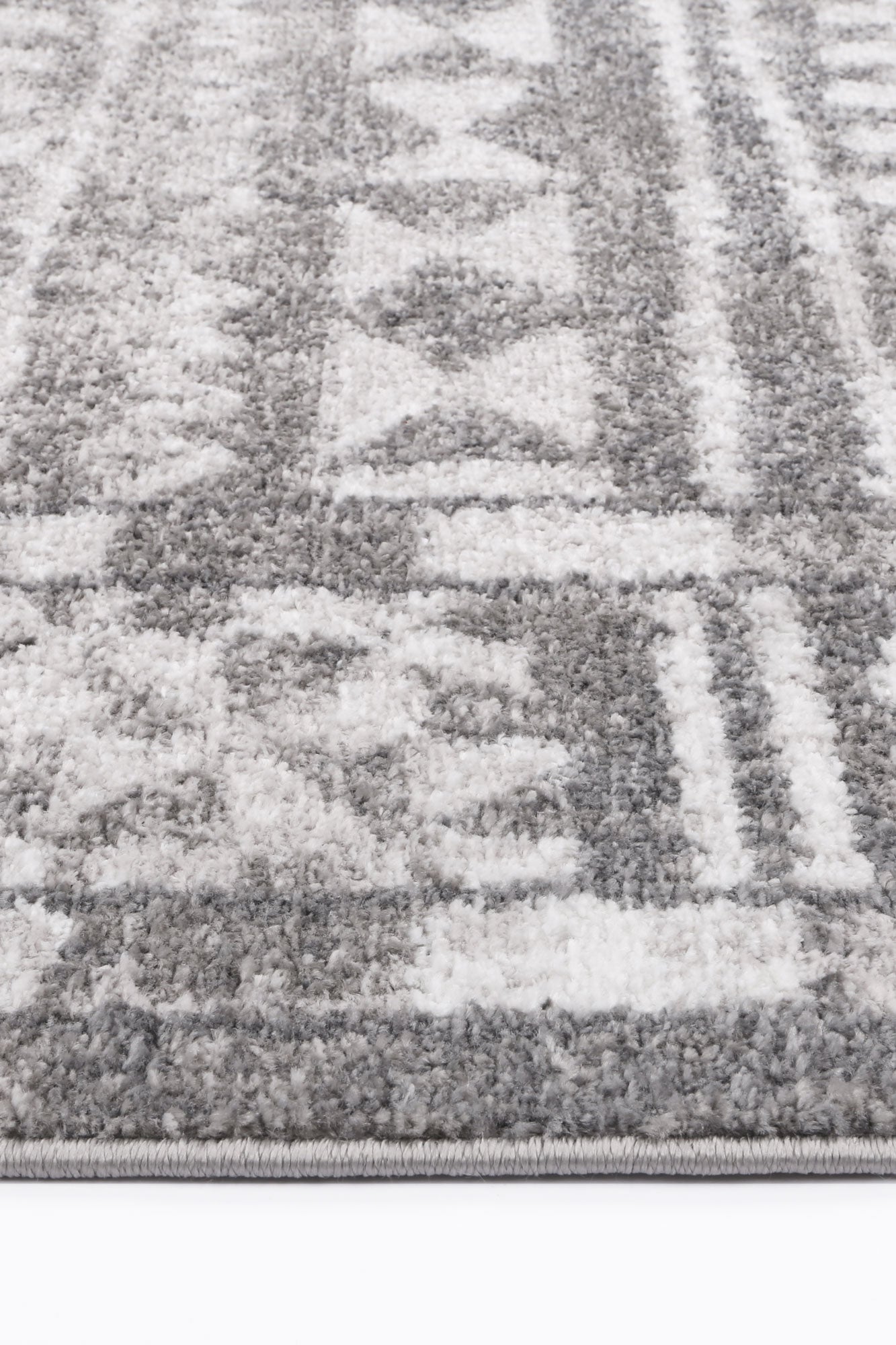 Kimberley | Aztec Contemporary Rug - Grey