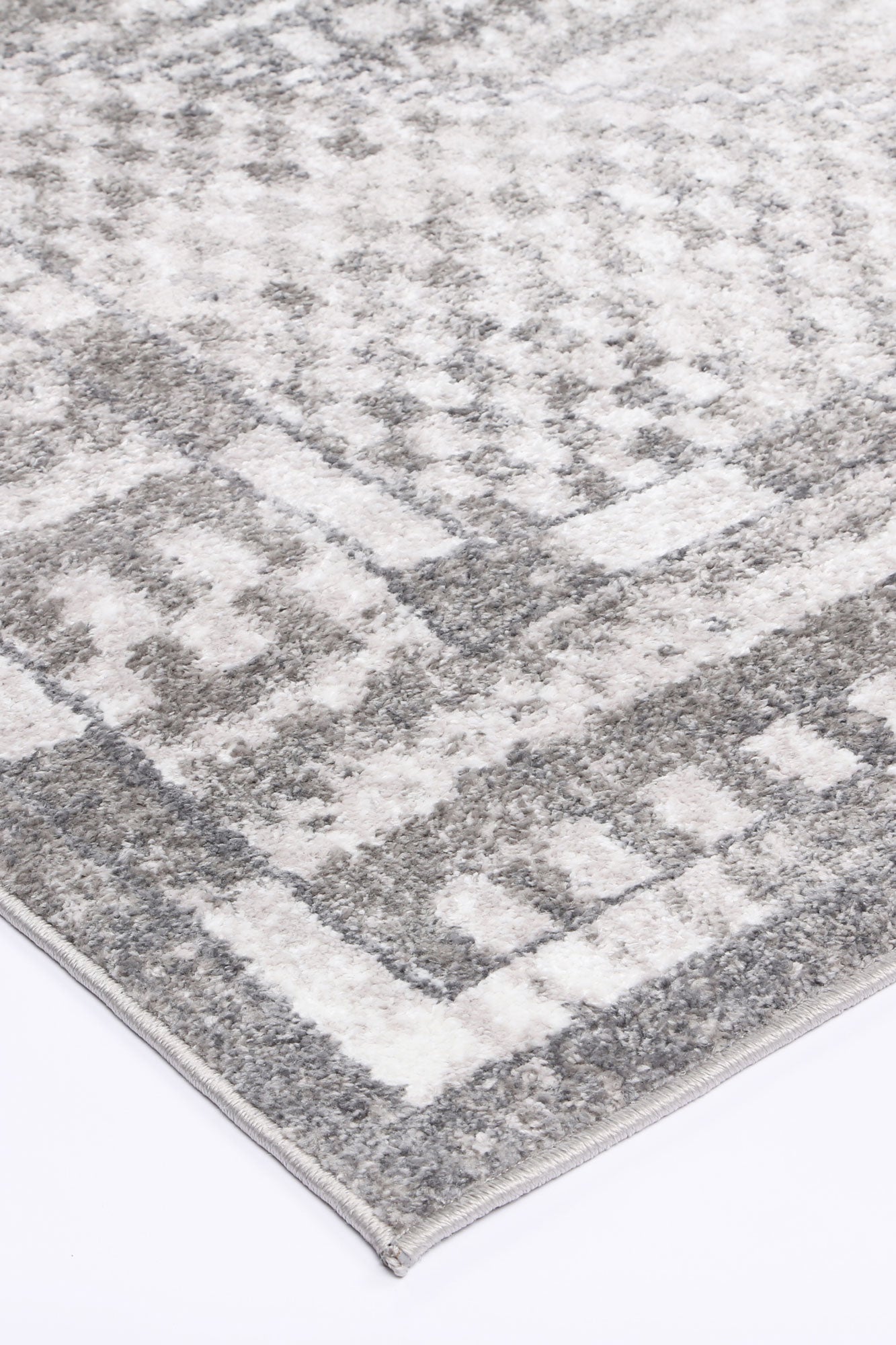 Kimberley | Aztec Contemporary Rug - Grey
