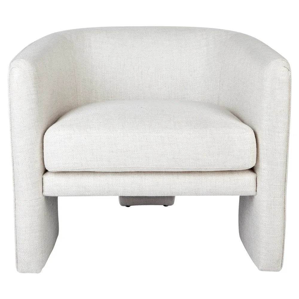 Kendall | Linen Blend Occasional Chair Natural - Mirra Interiors