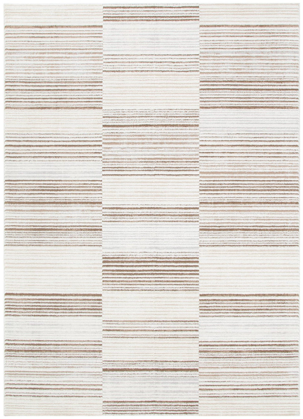 Sierra Lines Beige Brown Rug – Mirra Interiors