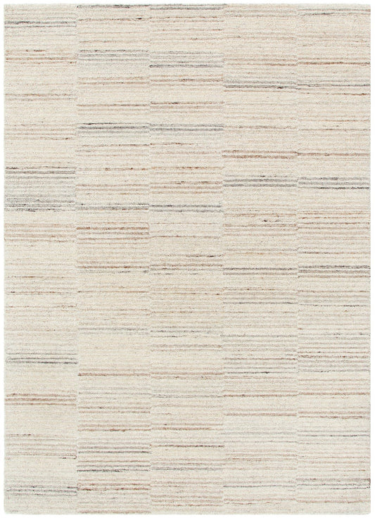 Praia Lines Natural Wool Rug
