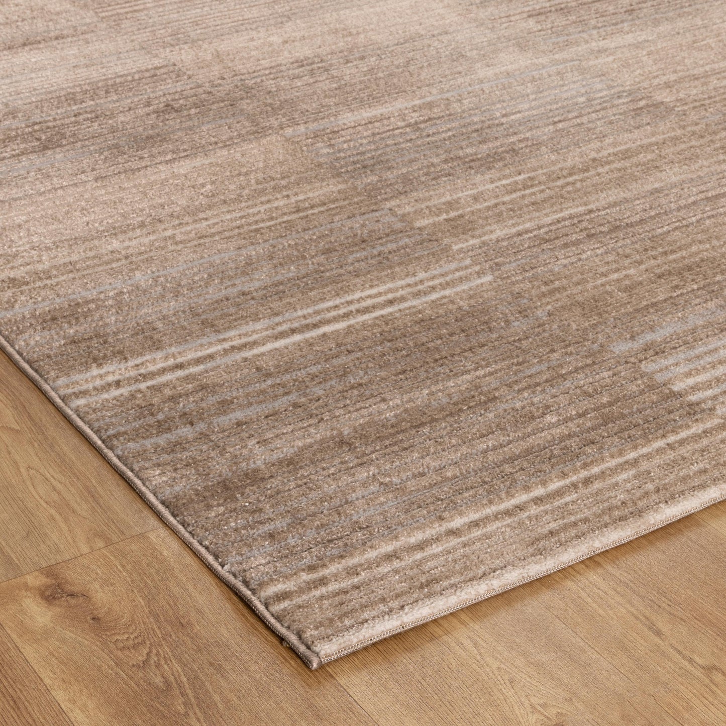 Sierra Lines Brown Grey Rug