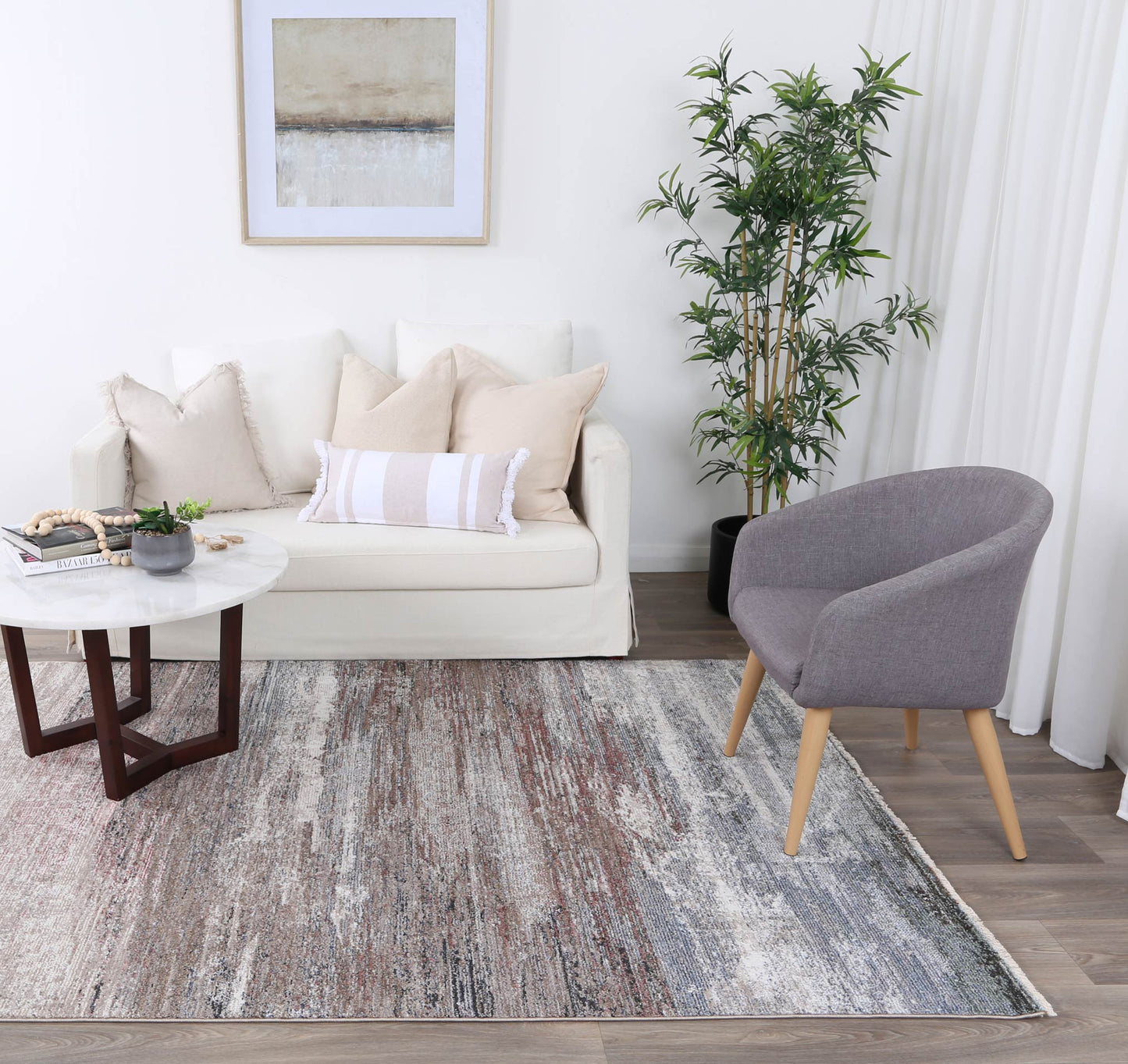 Maryland | Hormuz Abstract Soft Rug - Multi