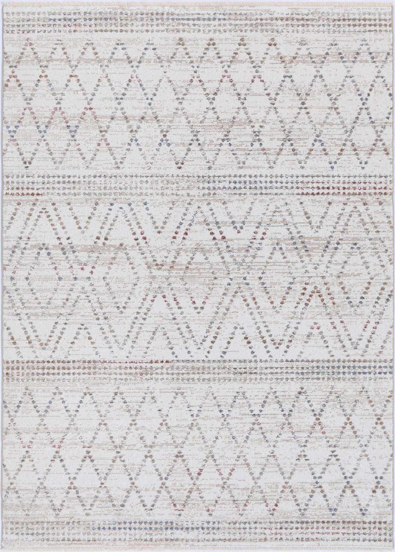 Maryland | Tabriz Geometric Rug - Beige