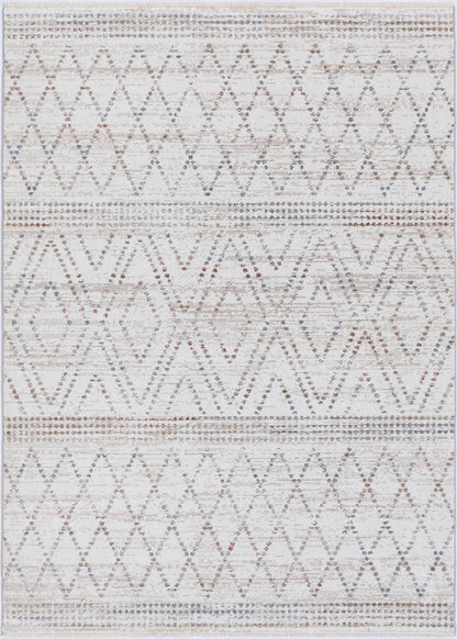 Maryland | Tabriz Geometric Rug - Beige