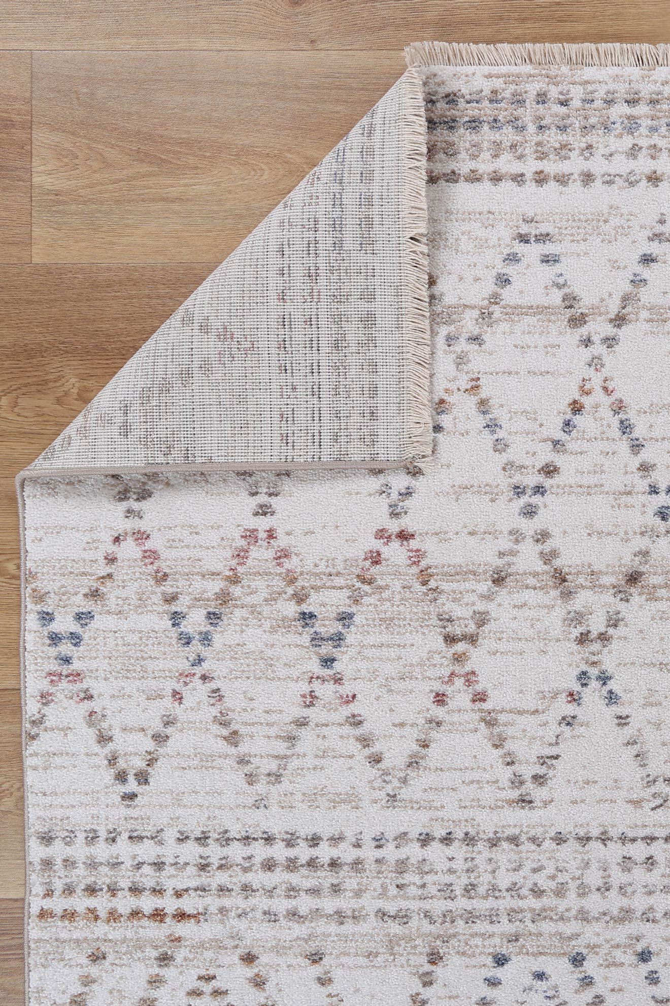 Maryland | Tabriz Geometric Rug - Beige